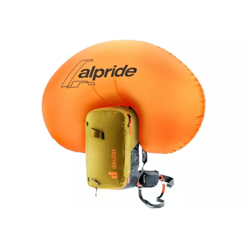 Mochila de avalancha DEUTER Alproof Lite 22 – 22 L, cúrcuma/negro, ligera, fiable