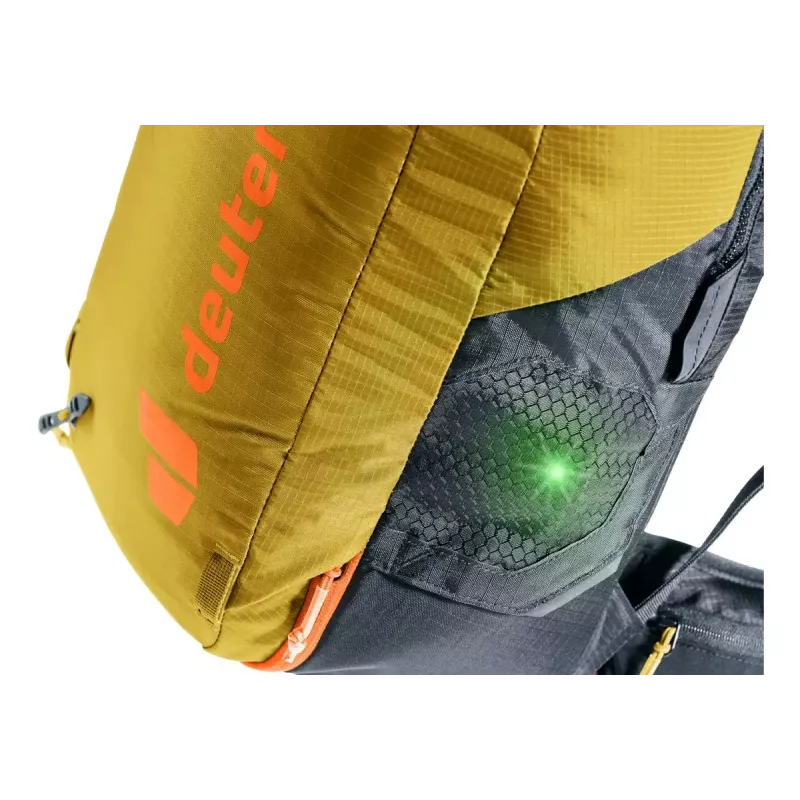 Mochila de avalancha DEUTER Alproof Lite 22 – 22 L, cúrcuma/negro, ligera, fiable