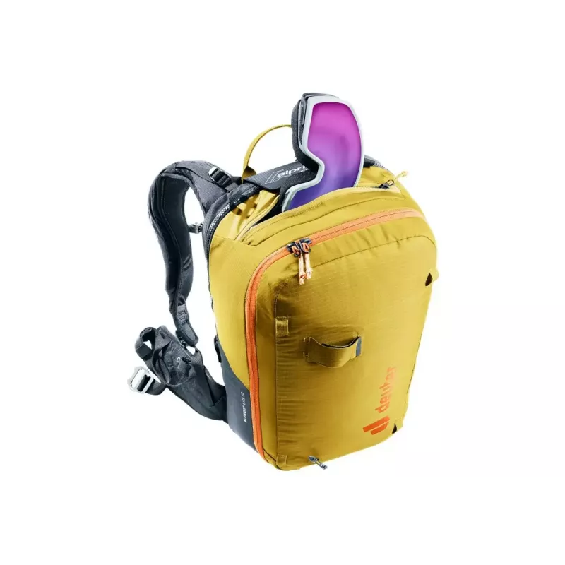 Mochila de avalancha DEUTER Alproof Lite 22 – 22 L, cúrcuma/negro, ligera, fiable