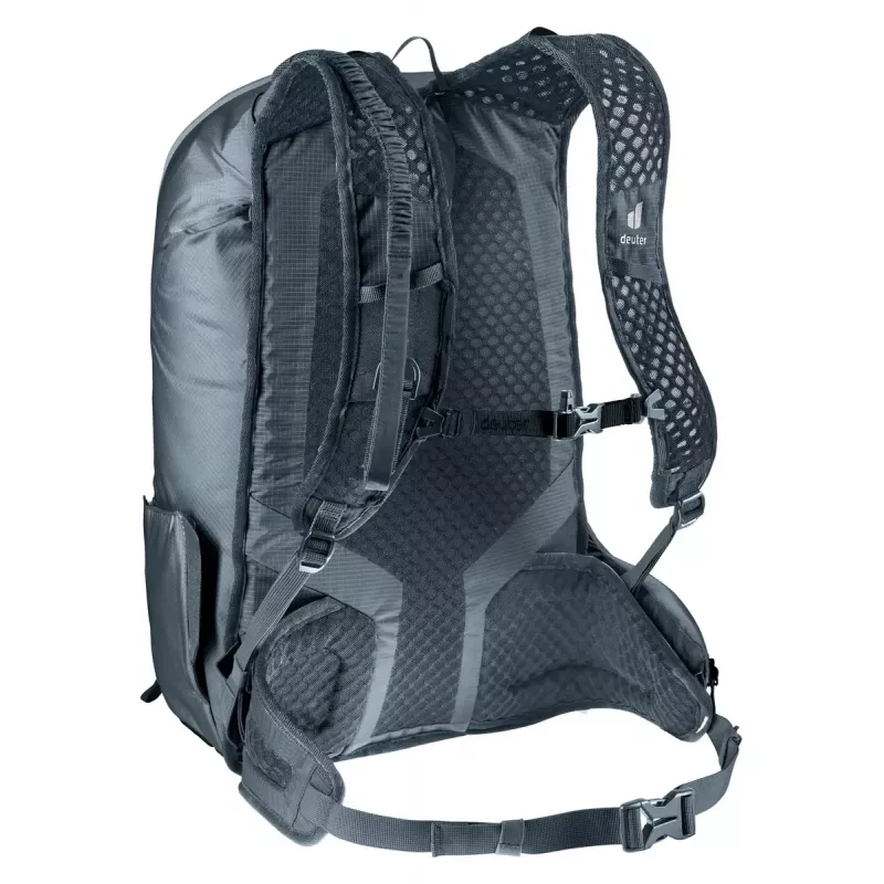 Mochila deportiva DEUTER Updays 26 — 26 L, Negra, Poliamida, 51×31×23 cm, sin PFAS