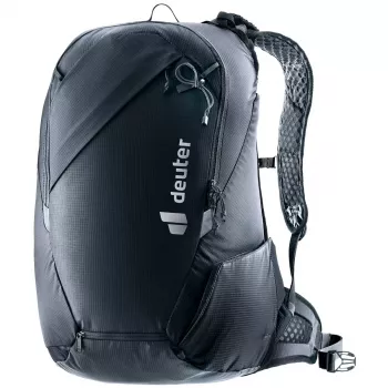 Mochila deportiva DEUTER Updays 26 — 26 L, Negra, Poliamida, 51×31×23 cm, sin PFAS