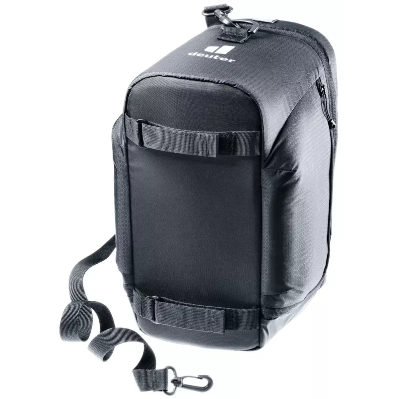 Bolsa para portaequipajes de bicicleta DEUTER Rack Bag 10 — montaje trasero, 10 L, tejido, 180×310×220 mm, Negra