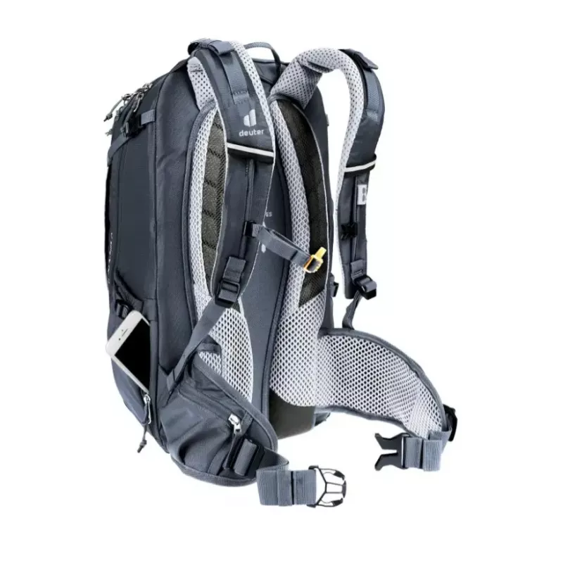 Mochila DEUTER Trans Alpine 24 — mochila de bicicleta, 24 L, negra