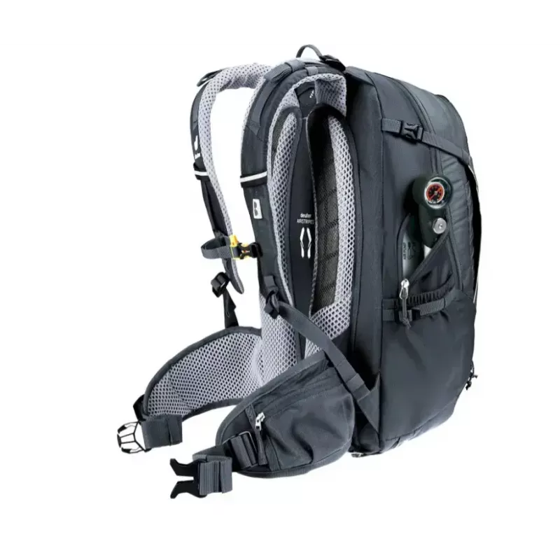 Mochila DEUTER Trans Alpine 24 — mochila de bicicleta, 24 L, negra