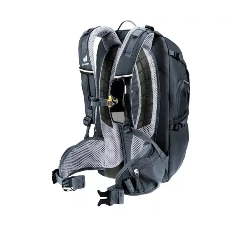 Mochila DEUTER Trans Alpine 24 — mochila de bicicleta, 24 L, negra