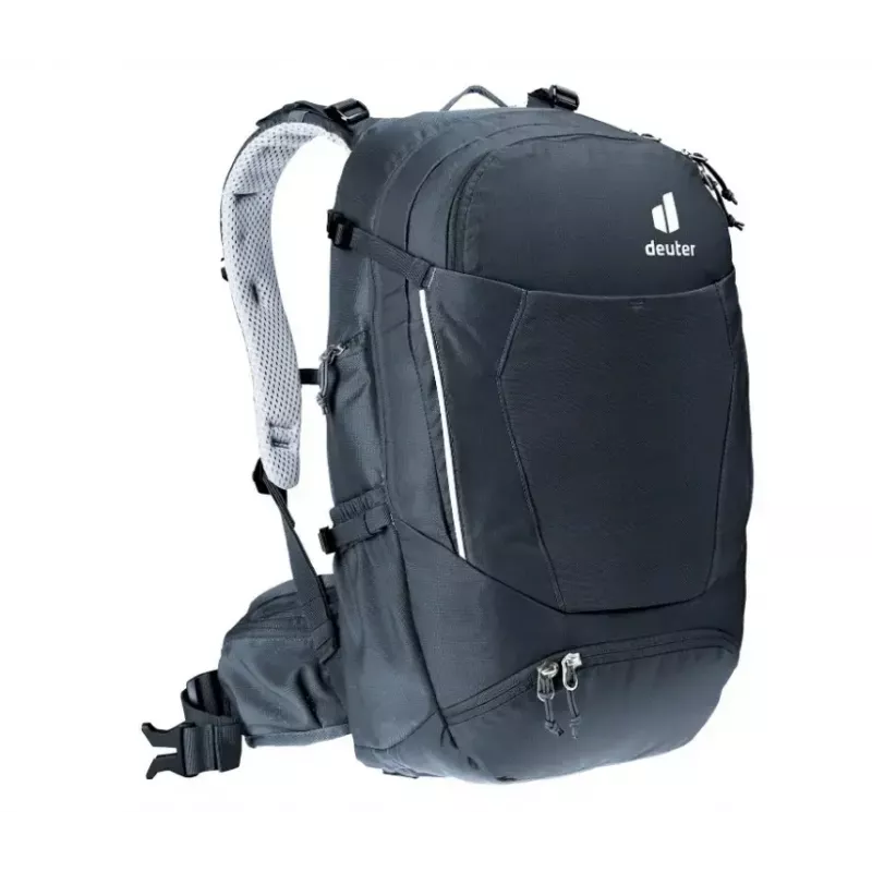 Mochila DEUTER Trans Alpine 24 — mochila de bicicleta, 24 L, negra