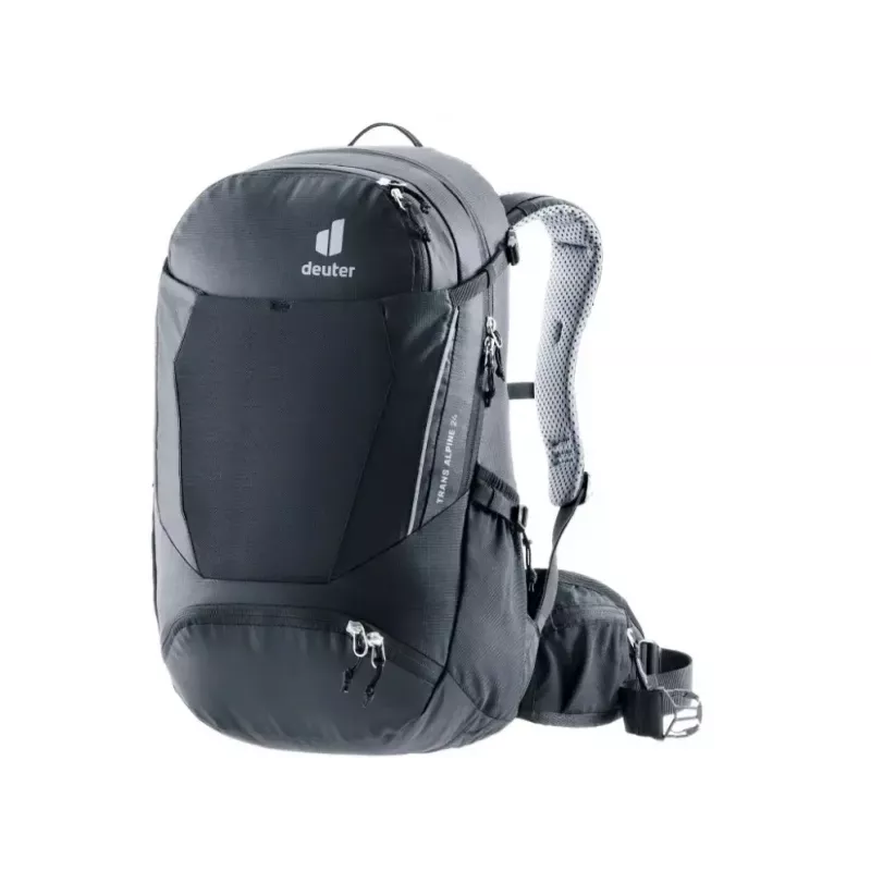 Mochila DEUTER Trans Alpine 24 — mochila de bicicleta, 24 L, negra