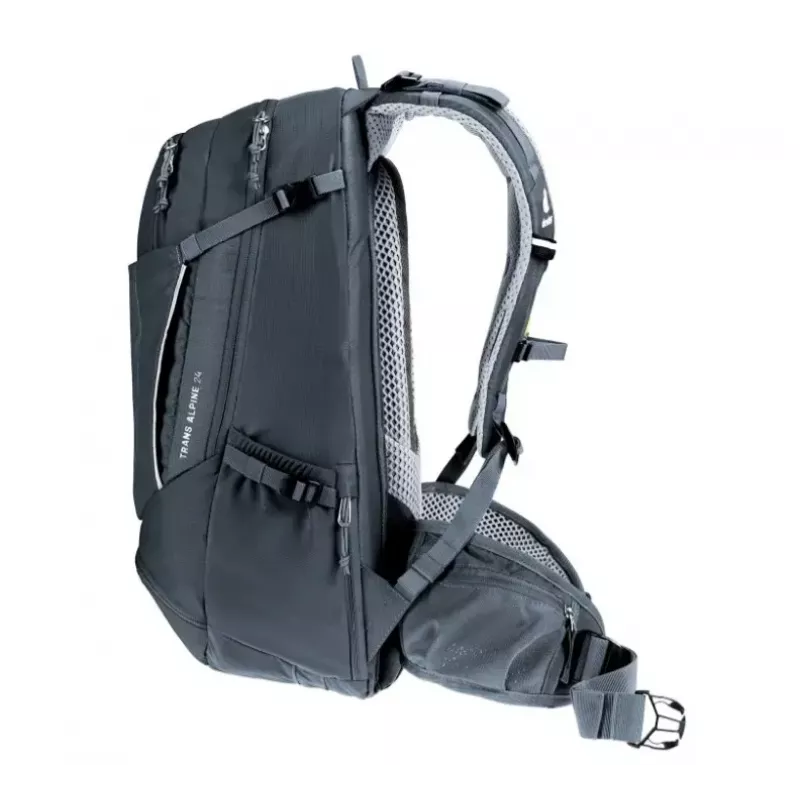Mochila DEUTER Trans Alpine 24 — mochila de bicicleta, 24 L, negra