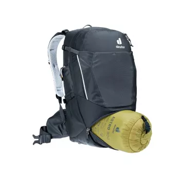 Mochila DEUTER Trans Alpine 24 — mochila de bicicleta, 24 L, negra