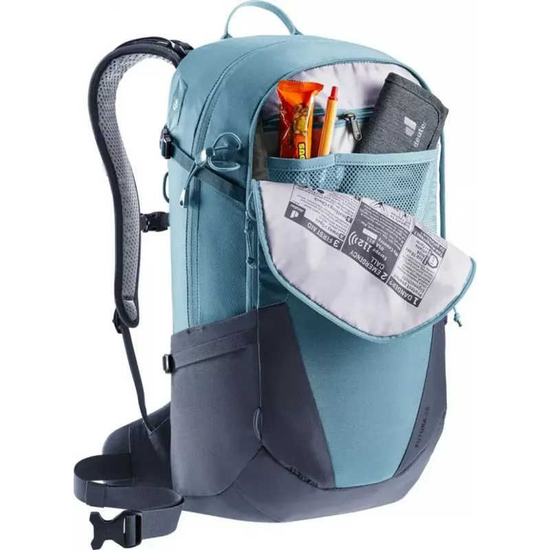 Mochila DEUTER Futura 23 — 23L de volumen, sistema de espalda ajustable