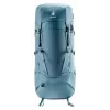 Mochila DEUTER Aircontact Core 60+10, armazón interno, 60 L (+10 L), 2,31 kg, Azul