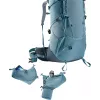 Mochila DEUTER Aircontact Core 60+10, armazón interno, 60 L (+10 L), 2,31 kg, Azul