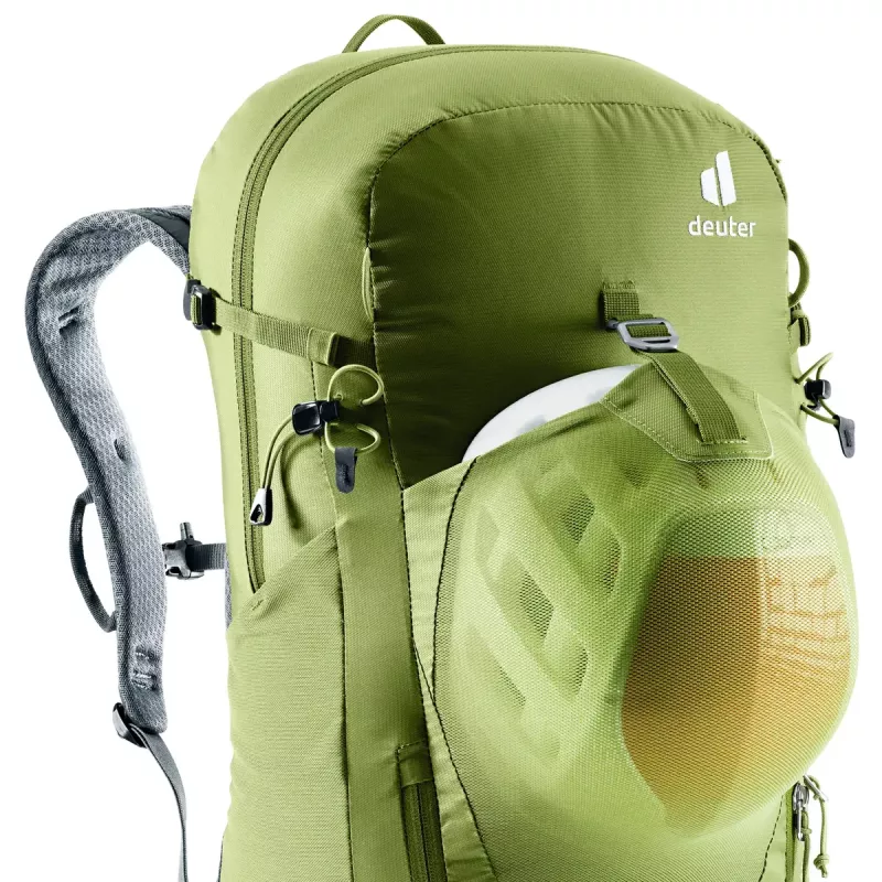 Mochila de senderismo DEUTER Trail Pro 33 — 33 l, Poliamida, funda de lluvia, ventilación, cinturón lumbar