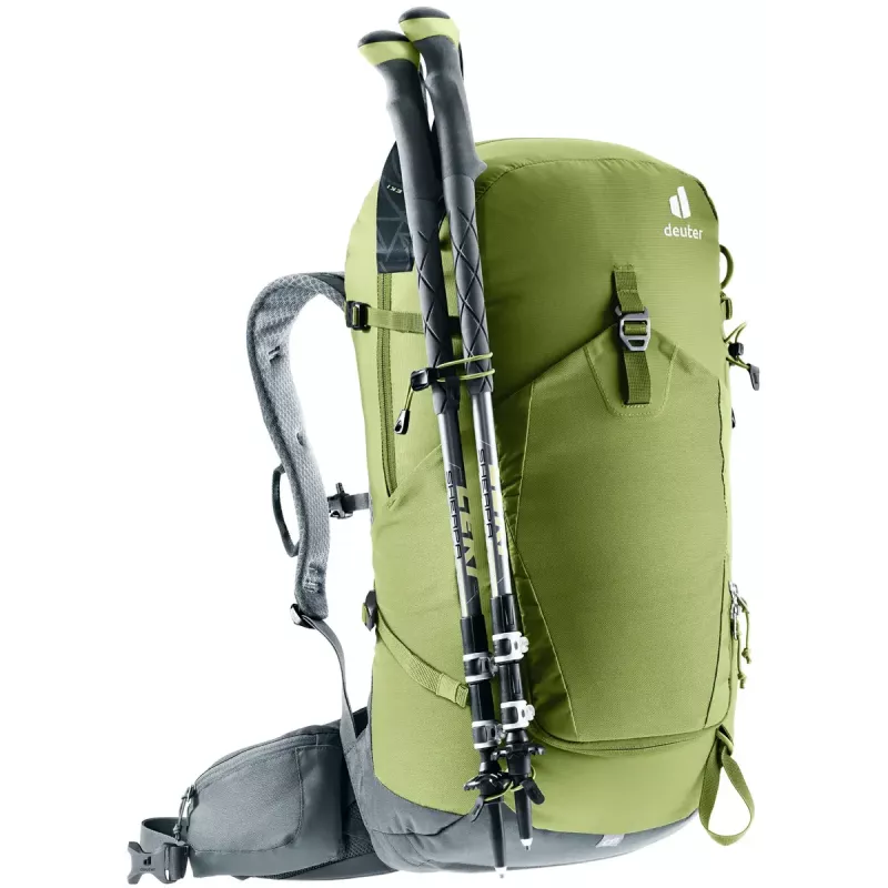 Mochila de senderismo DEUTER Trail Pro 33 — 33 l, Poliamida, funda de lluvia, ventilación, cinturón lumbar