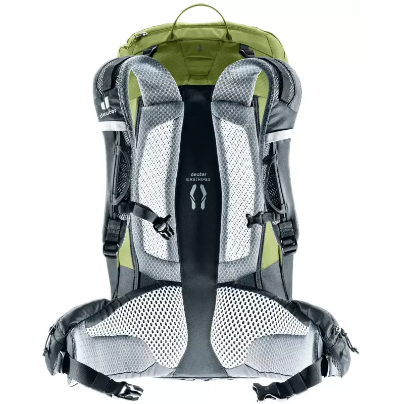 Mochila de senderismo DEUTER Trail Pro 33 — 33 l, Poliamida, funda de lluvia, ventilación, cinturón lumbar