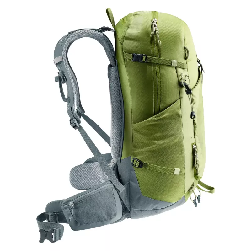 Mochila de senderismo DEUTER Trail Pro 33 — 33 l, Poliamida, funda de lluvia, ventilación, cinturón lumbar