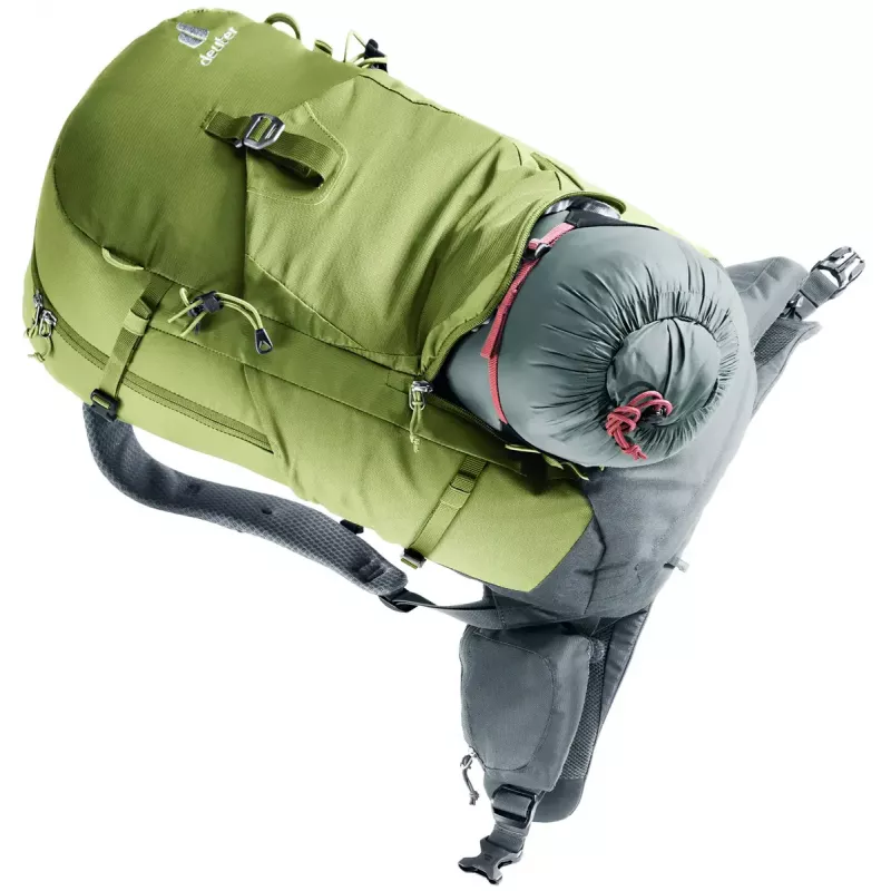 Mochila de senderismo DEUTER Trail Pro 33 — 33 l, Poliamida, funda de lluvia, ventilación, cinturón lumbar