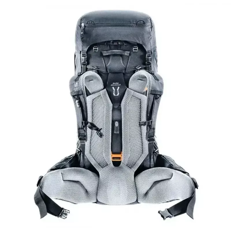 Mochila DEUTER Aircontact Pro 75+10 — capacidad 75+10 l, negra, duradera e hidrófuga
