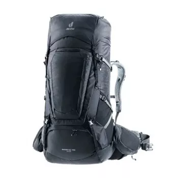 Mochila DEUTER Aircontact Pro 75+10 — capacidad 75+10 l, negra, duradera e hidrófuga