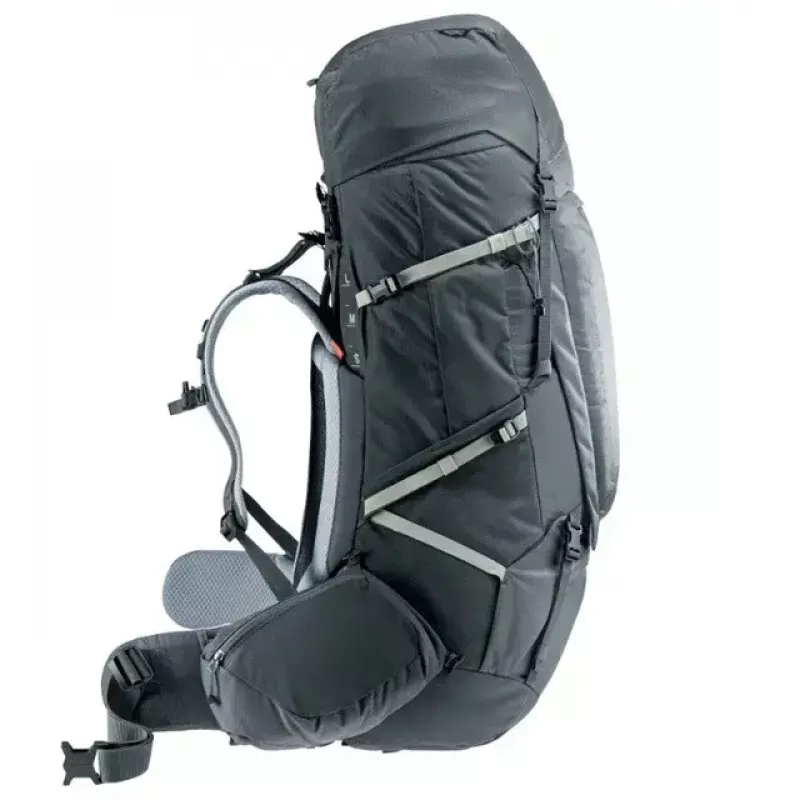 Mochila DEUTER Aircontact Pro 75+10 SL mujer — 75+10 L, corte SL, grafito, 2,88 kg, nailon