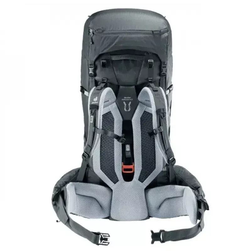 Mochila DEUTER Aircontact Pro 75+10 SL mujer — 75+10 L, corte SL, grafito, 2,88 kg, nailon