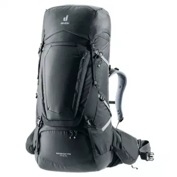 Mochila DEUTER Aircontact Pro 75+10 SL mujer — 75+10 L, corte SL, grafito, 2,88 kg, nailon
