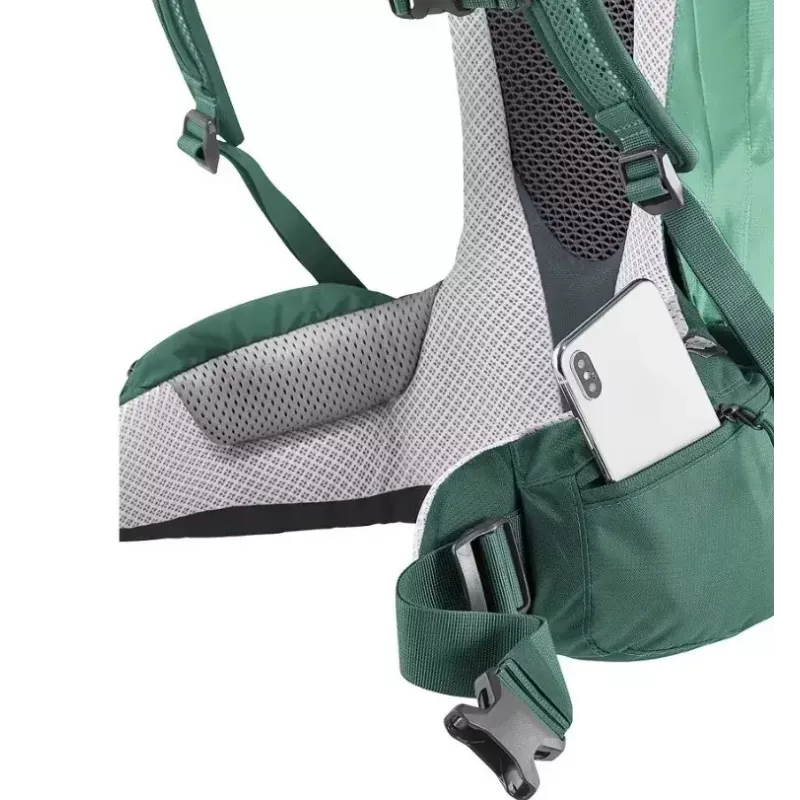 Mochila DEUTER Futura PRO 34 SL mochila de senderismo para mujer, 34 L, material reciclado, verde