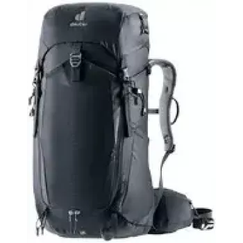 Mochila DEUTER Trail PRO 34 SL — mochila de trekking para mujer 34 L, ligera, robusta, negra