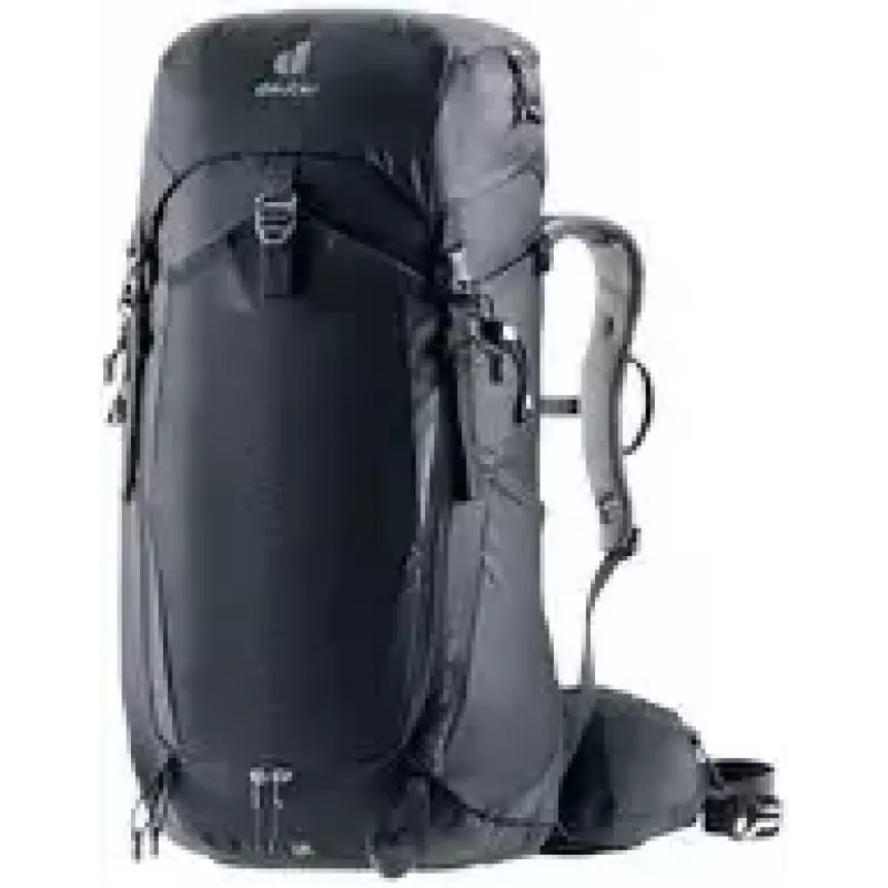 Mochila DEUTER Trail PRO 34 SL — mochila de trekking para mujer 34 L, ligera, robusta, negra