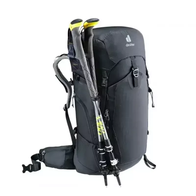 Mochila DEUTER Trail PRO 34 SL — mochila de trekking para mujer 34 L, ligera, robusta, negra