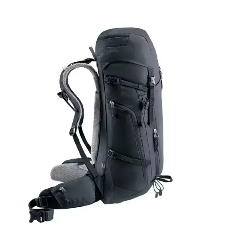 Mochila DEUTER Trail PRO 34 SL — mochila de trekking para mujer 34 L, ligera, robusta, negra