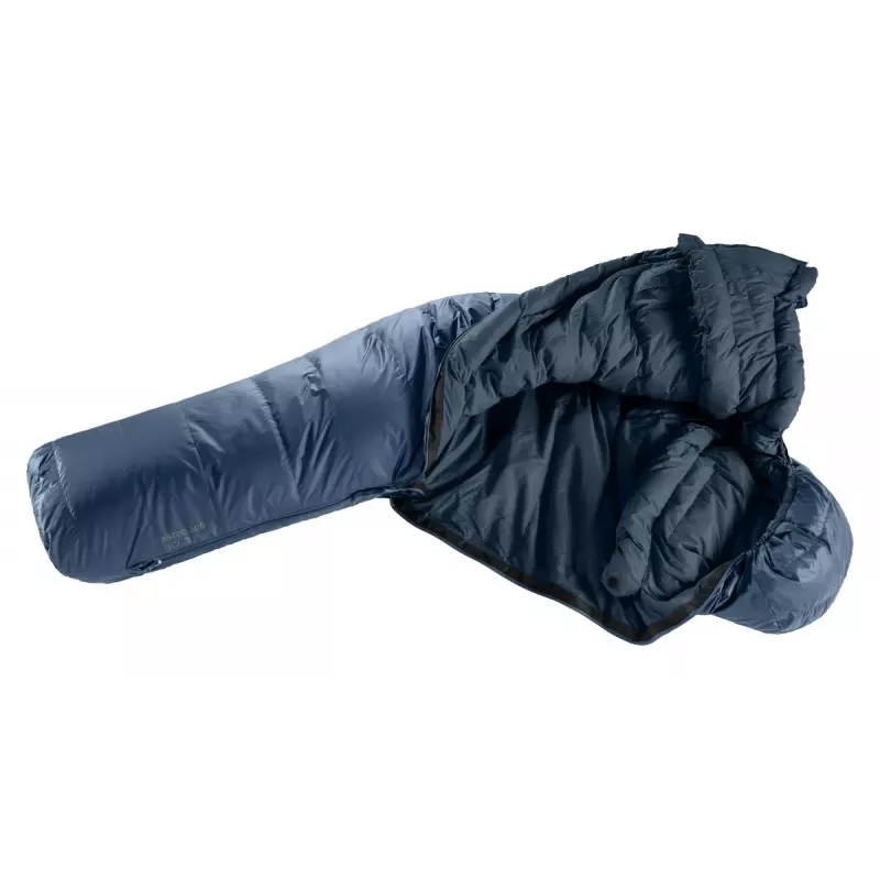 Saco de dormir momia DEUTER Astro 500 (-2°C/28°F), Ripstop azul, 2050×750×480 mm