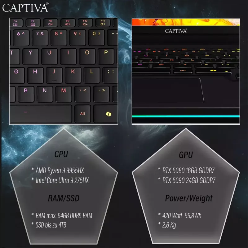 Portátil CAPTIVA 92279 16