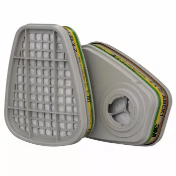 Filtro para gases y vapores 3M 6059 ABEK1R, pack de 2