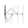Soporte de pared Hama Ultraslim negro