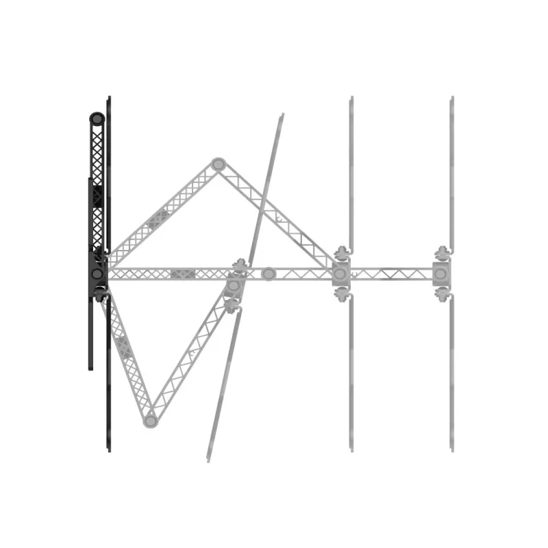 Soporte de pared Hama Ultraslim negro