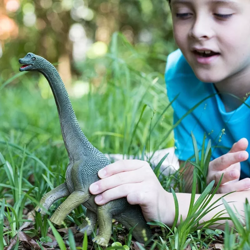 schleich Dinosaurios Brachiosaurus, 4 años, Era de los dinosaurios, La conquista de la Tierra, Dinosaurios y volcán, Los primeros gigantes, multicolor, plástico