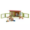 schleich FARM WORLD Conejera, Granja, Animales de granja / Juguete de granja, 3 años, multicolor, plástico