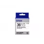 Epson cartucho de etiquetas Standard LK-7WBN negro/blanco 36mm (9m)
