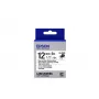 Epson cartucho de etiquetas Iron on LK-4WBQ negro/blanco 12mm (5m)