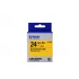 Epson cartucho de etiquetas Pastel LK-6YBP negro/amarillo 24mm (9m)