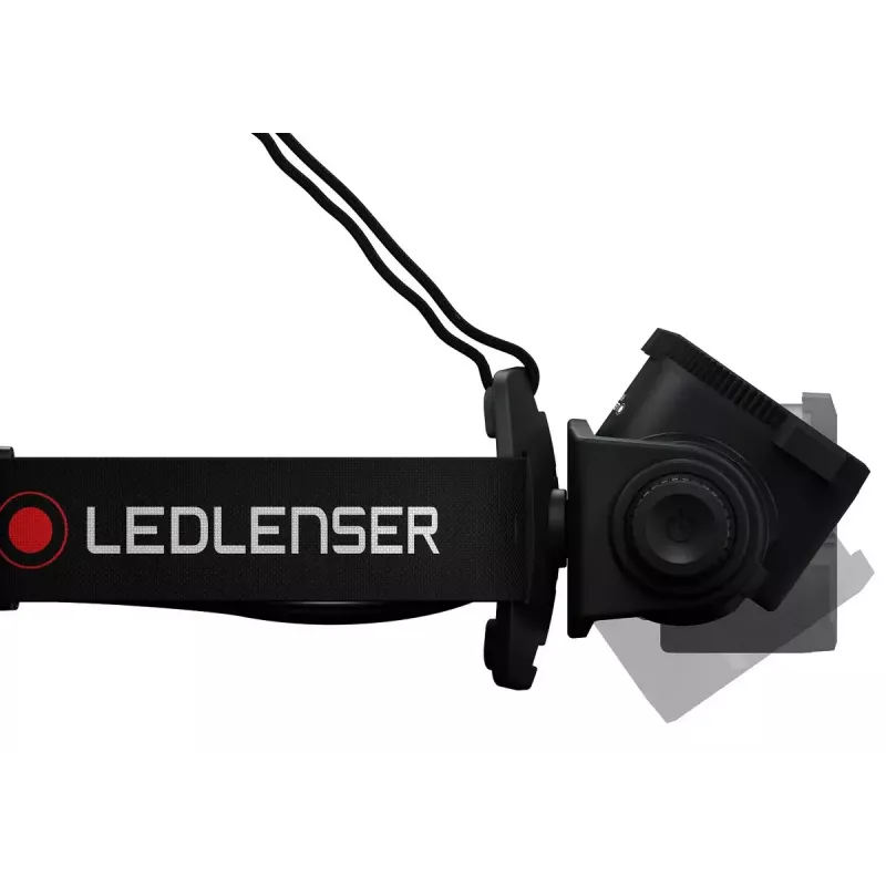 Linterna frontal Led Lenser H15R Core — linterna LED frontal, 2500 lm, batería 21700, IP67, alcance 250 m, 4 niveles de potencia, aluminio, negra