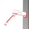 Linterna de trabajo portátil Ledlenser 502736 12 W LED negra