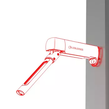 Linterna de trabajo portátil Ledlenser 502736 12 W LED negra