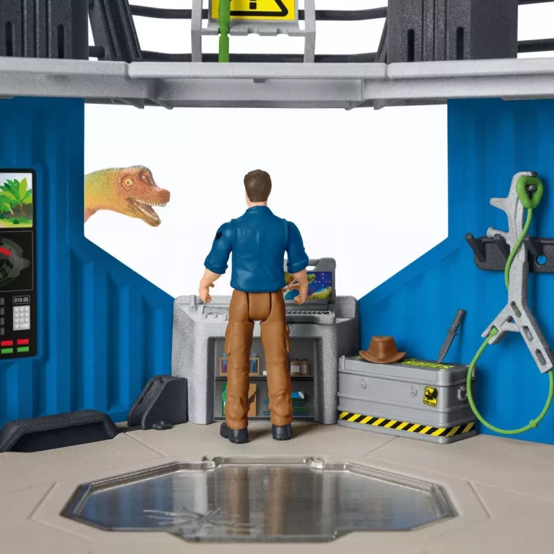 Set de juego de dinosaurios Schleich gran estación de investigación de dinosaurios