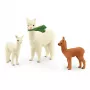 schleich WILD LIFE set alpaca, bosque, animales salvajes / juguete de aventuras, 3 año(s), marrón, blanco