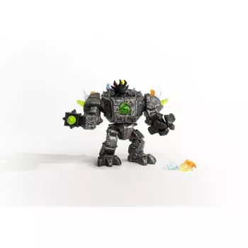 schleich ELDRADOR CREATURES Robot maestro con minicriatura multicolor 42549