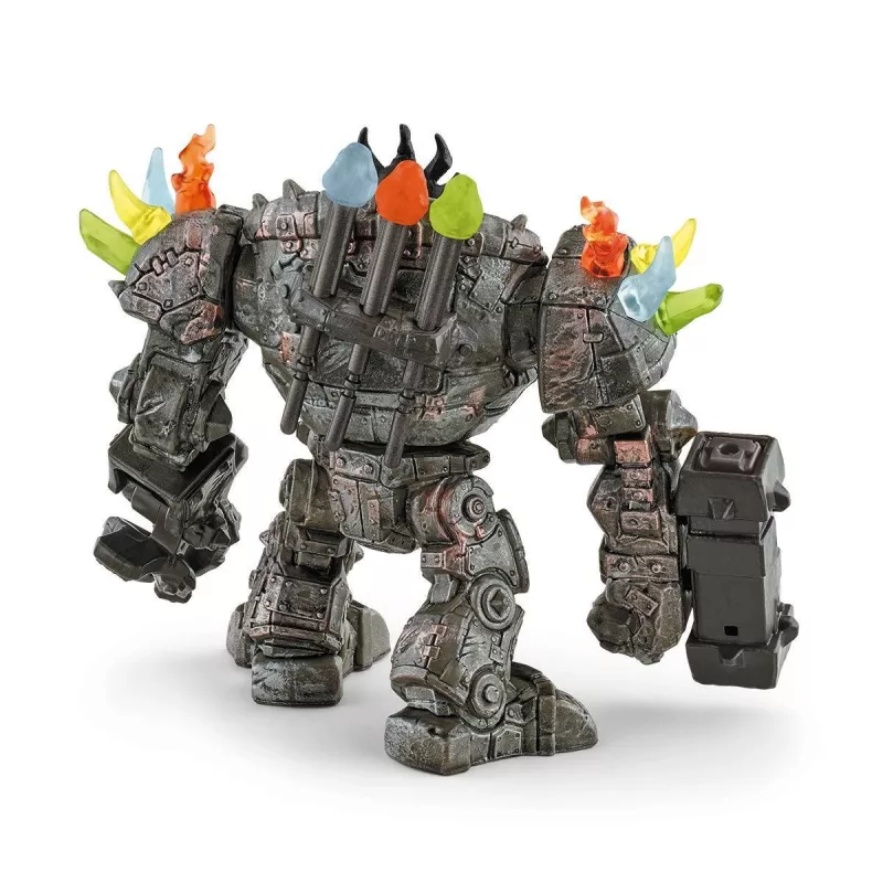 schleich ELDRADOR CREATURES Robot maestro con minicriatura multicolor 42549