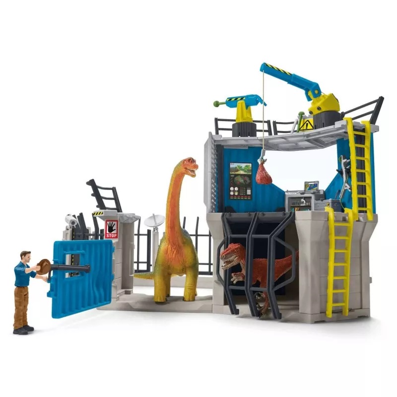 Set de juego de dinosaurios Schleich Gran estación de investigación de dinosaurios