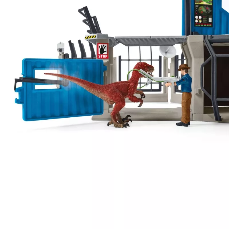 Set de juego de dinosaurios Schleich Gran estación de investigación de dinosaurios